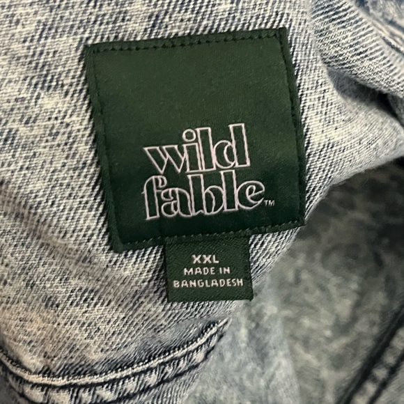 Wild Fable Vintage Wash 90’s utility jean jacket - Picture 6 of 6